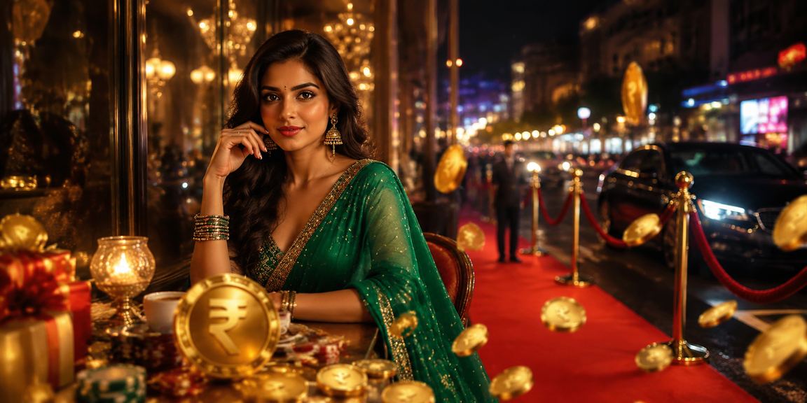 Bangalore MG Road vibrant street with live casino player using a smartphone