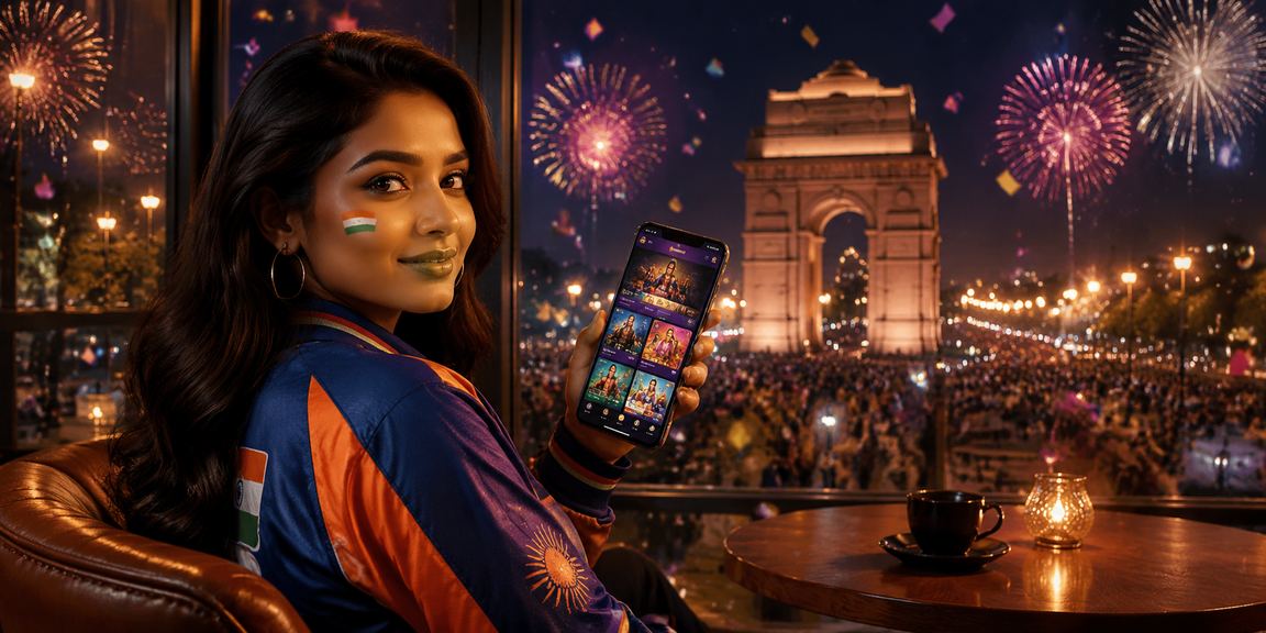 Delhi India Gate highlighted during IPL cricket betting