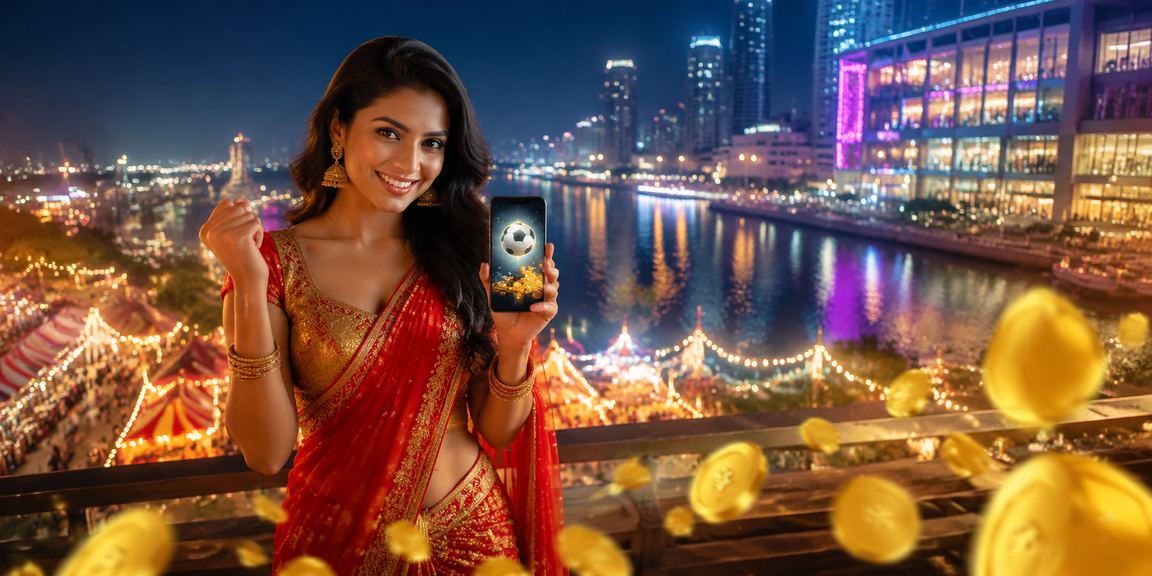 View of Indian night market representing dynamic digital entertainment culture